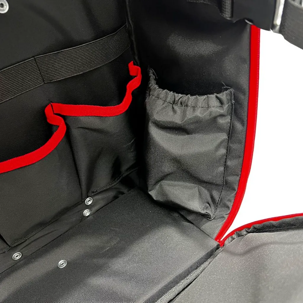 f241_6 Artero Pandora Suitcase With Wheels Black & Red 5.webp