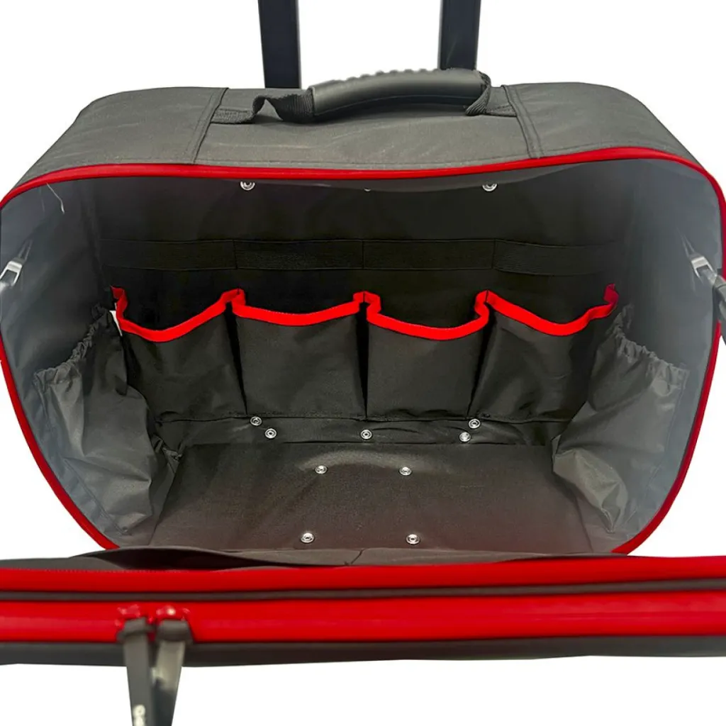 f241_4 Artero Pandora Suitcase With Wheels Black & Red 4.webp