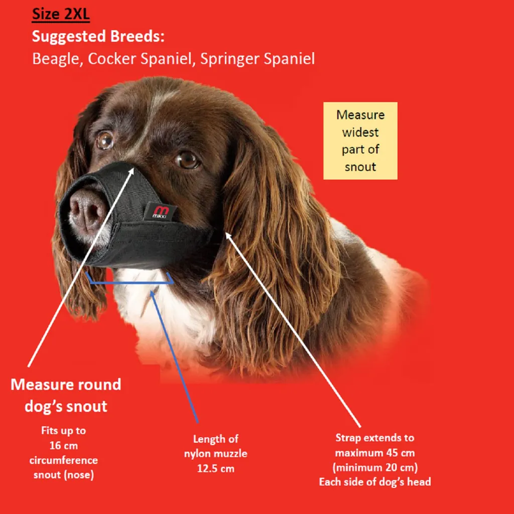 Dog Muzzle – Size 2XL.webp