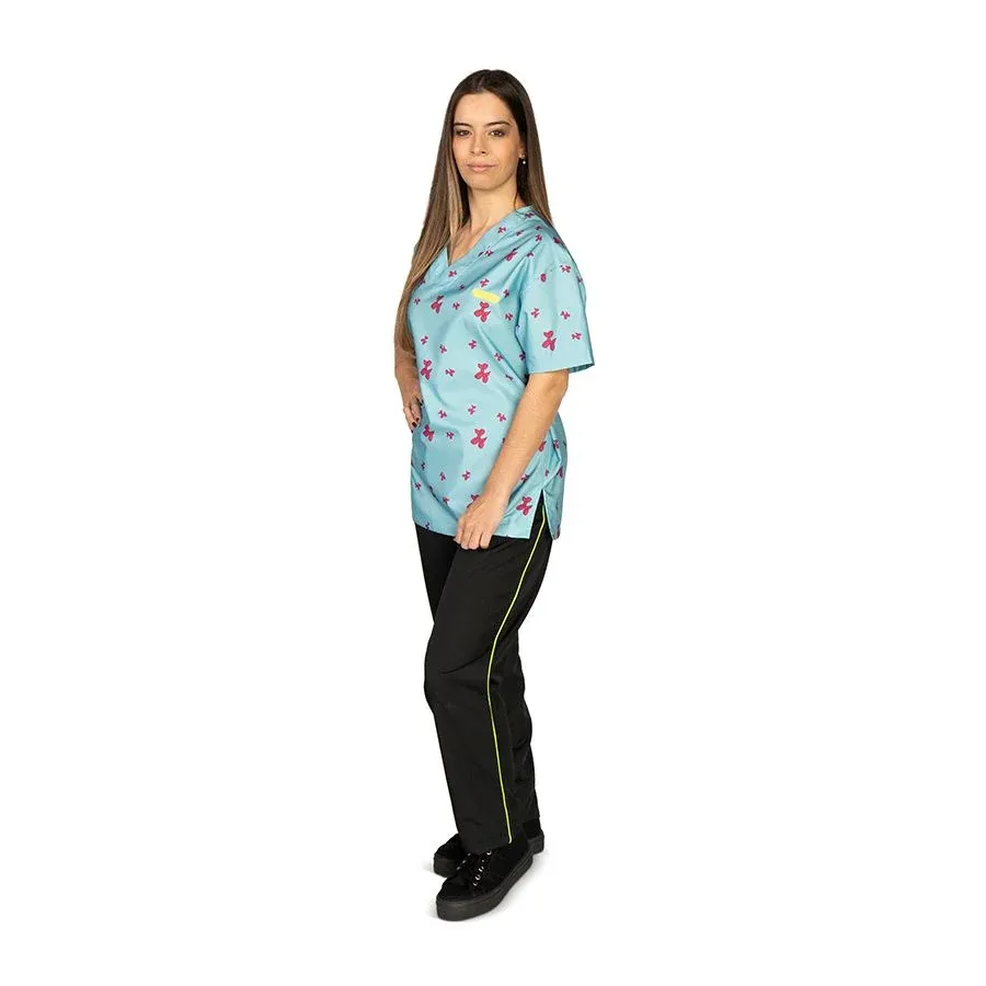 Artero Denver Smock Turquoise print Trimvest.webp