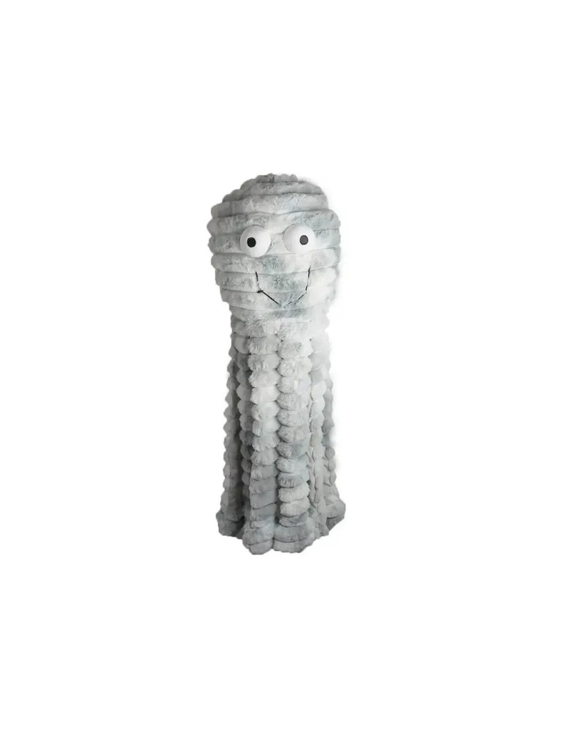 [1120046GY] Bobble Baby octopus Pet Toy Grey