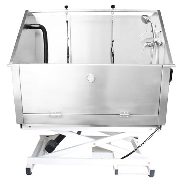 [1300046D] DG Electrisch Inox bad met klep