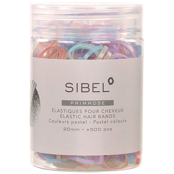 Elastic Hair Ties Pastel 19mm 500pcs