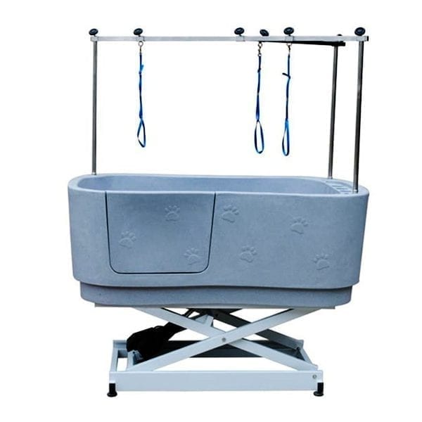 [1300376G] Elektrisch kunststof bad Doggy Groom Grijs