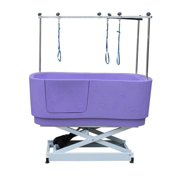 [1300376P] Elektrisch kunststof bad Doggy Groom Paars