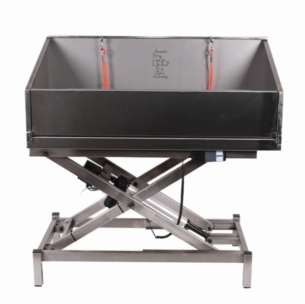 [1300362] Elektrisch verst. Scissor bad met klep 120 x 60 cm.