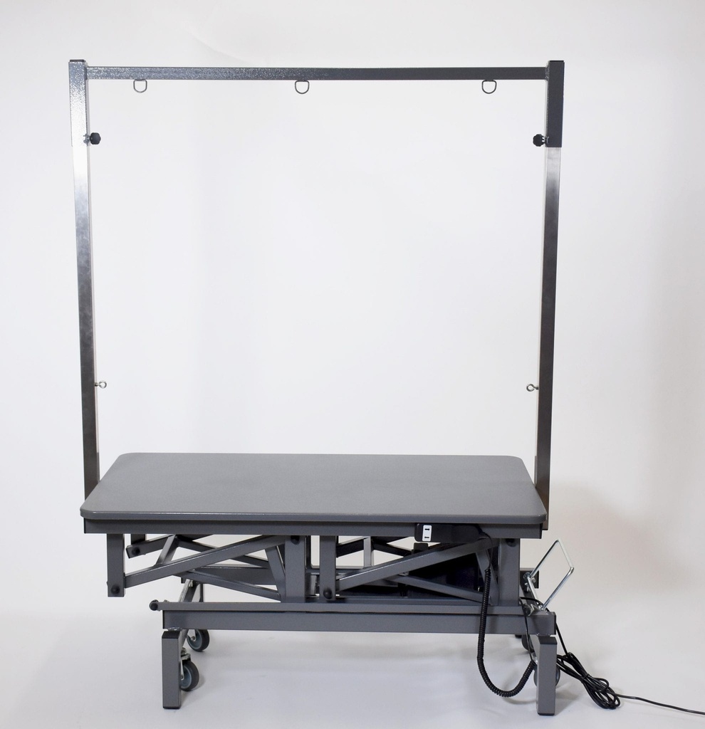 [1300024] Elektrische Trimtafel Ravenstein met wielen Supra 110 x 60