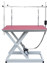 Elektrische trimtafel schaarmodel 60 x 110 Blad Roze