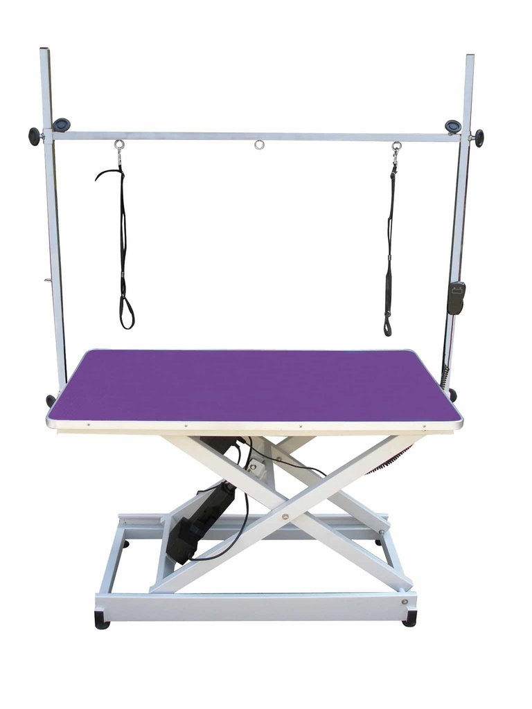 [1300005L] Elektrische trimtafel schaarmodel 60 x 110 Lila blad