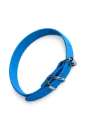 Halsband Biothane Blauw 16 mm 24 - 34cm