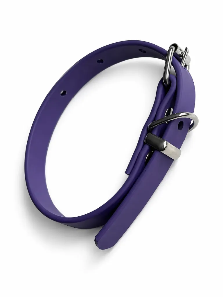 [1270213] Halsband Biothane paars 12 mm 14 - 24cm