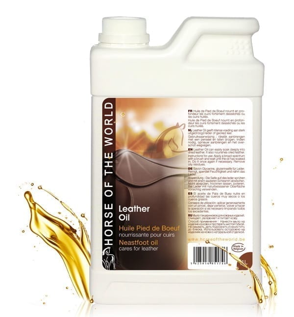 Horse of the world - Leather Oil - Neatsfoot olie 1 L.