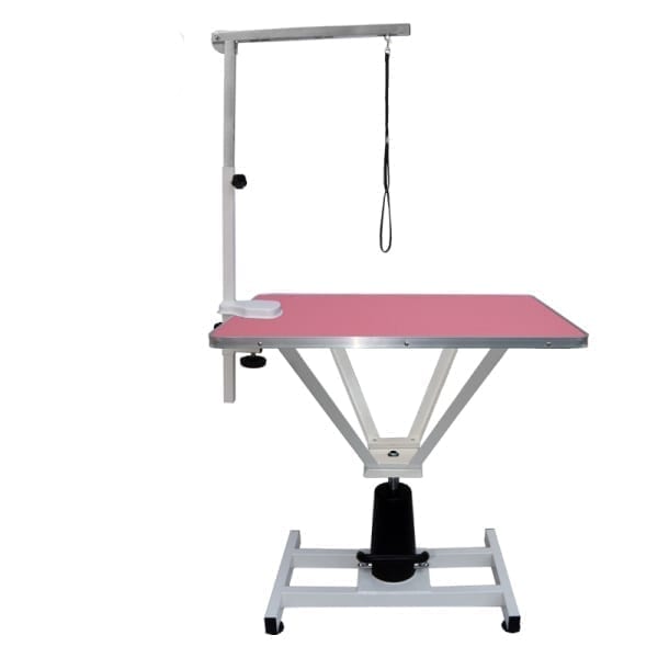 Hydraulische Trimtafel 81 x 52 cm Doggy Groom Pink