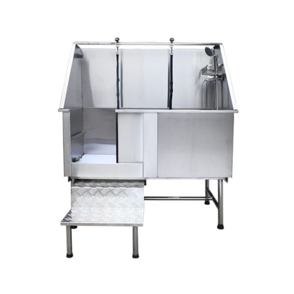 [1300045] Inox Bad Doggy Groom met mengkraan en trap