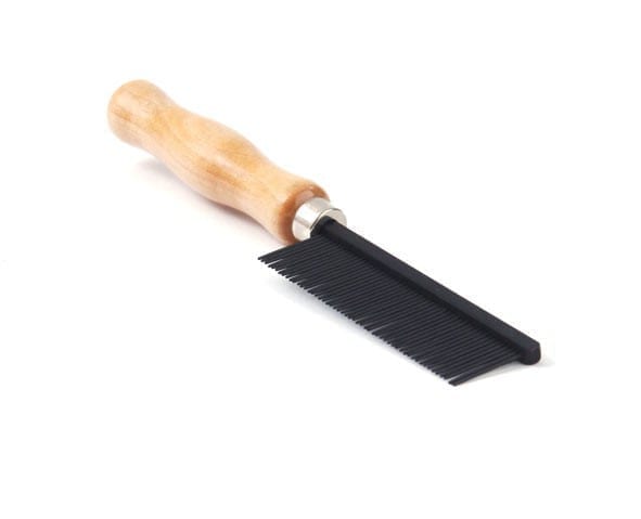 [1600321] Kam fijn houten handvat anti-statisch - Made in England
