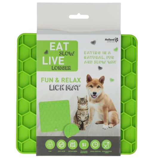 Lick Mat Groen Fun & Relax