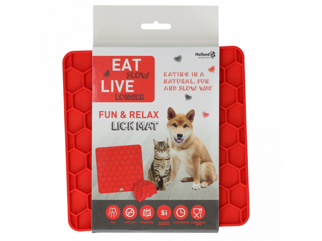 [1300397A] Lick Mat Rood Fun & Relax