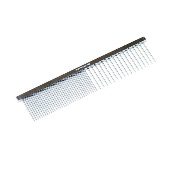 [1600106] Metalen kam 15 cm. medium/large