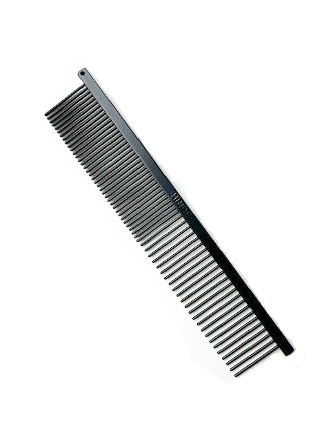 [1600102L] Metalen kam 18cm. med/large antistatisch - Teeth 2,9 mm.