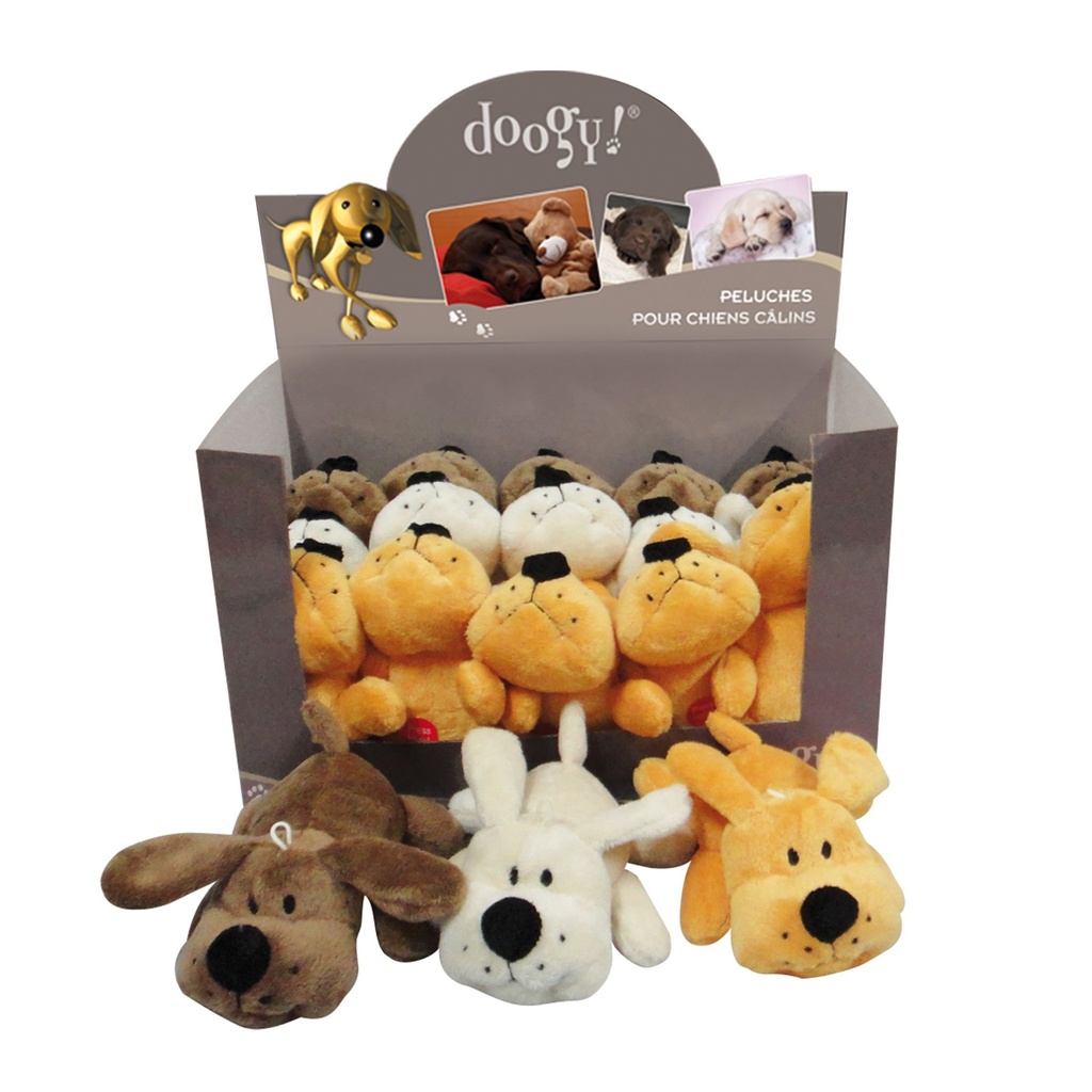[1120041] MINI DOGS 15 cm. per 15 stuks Various Colors