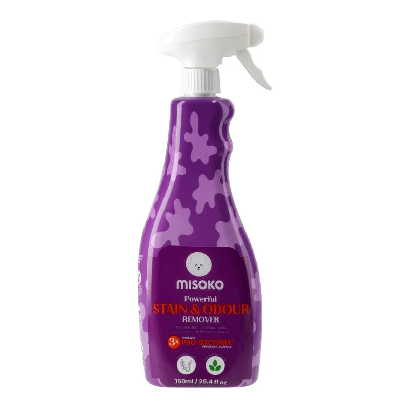 [1350231] MISOKO dog stain and odour remover LAVENDER 750ml.