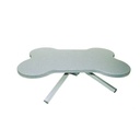 Ravenstein Draaibaar tafeltje bone blad grijs giethars