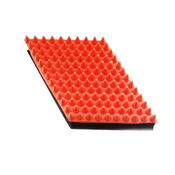 [1730415] Rubber Massageborstel ruitvormig klein