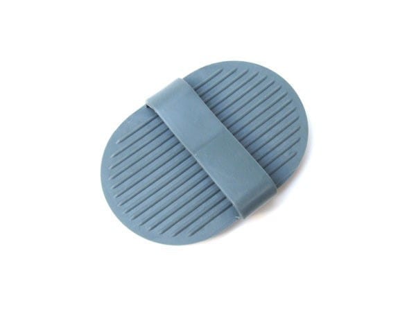 [1730411] Rubber Ovaal Palm Brush grijs extra nopjes