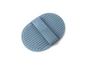 Rubber Ovaal Palm Brush grijs extra nopjes
