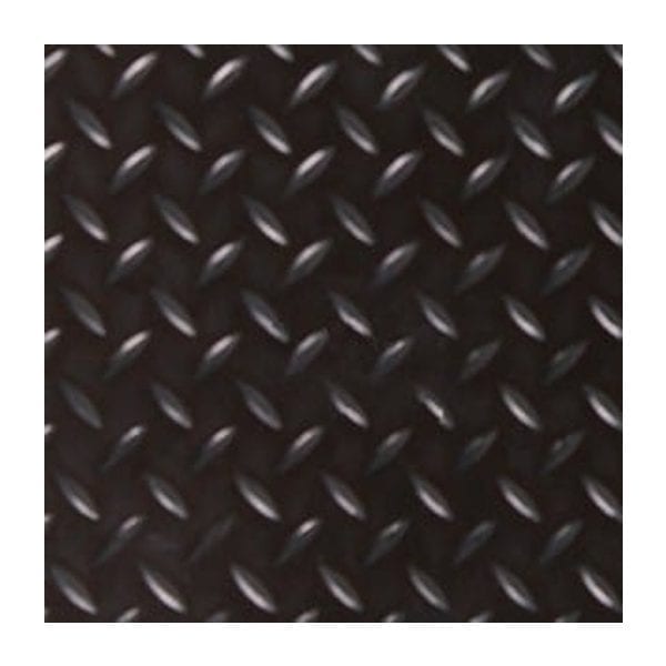 [1300192B] Rubber Traanmotief zwart 100 cm.  x  150 cm.