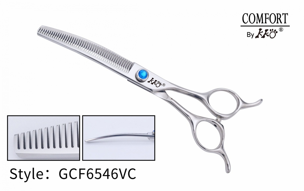 [1530568B] SHARK Effileer 16 cm. 46 T Gebogen