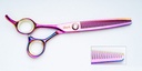 [1530592PK] SHARK Profi Pink-Purple  -16,5 cm Effileer 46T LEFTY