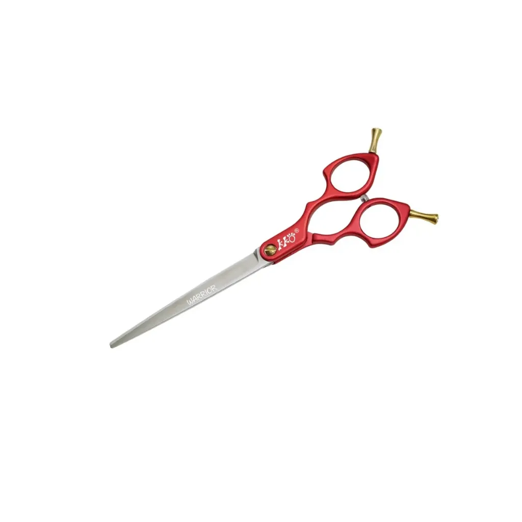 [1530403AR] SHARK WARRIOR Aluminium Handle 7" Schaar 18 cm. Rood