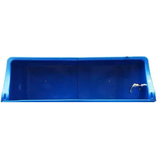 [1300378B] Spatwand + kraan voor kunststof bad Doggy Groom Blauw