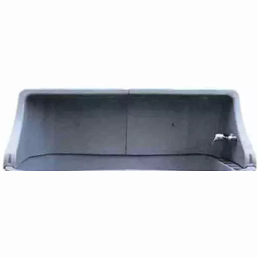 [1300378G] Spatwand + kraan voor kunststof bad Doggy Groom Grijs