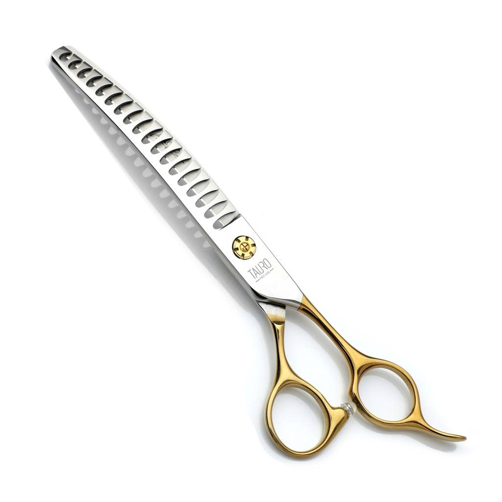 [1540693] TAURO PRO LINE Chunker Curved  18cm (7") 23T  Golden Handles