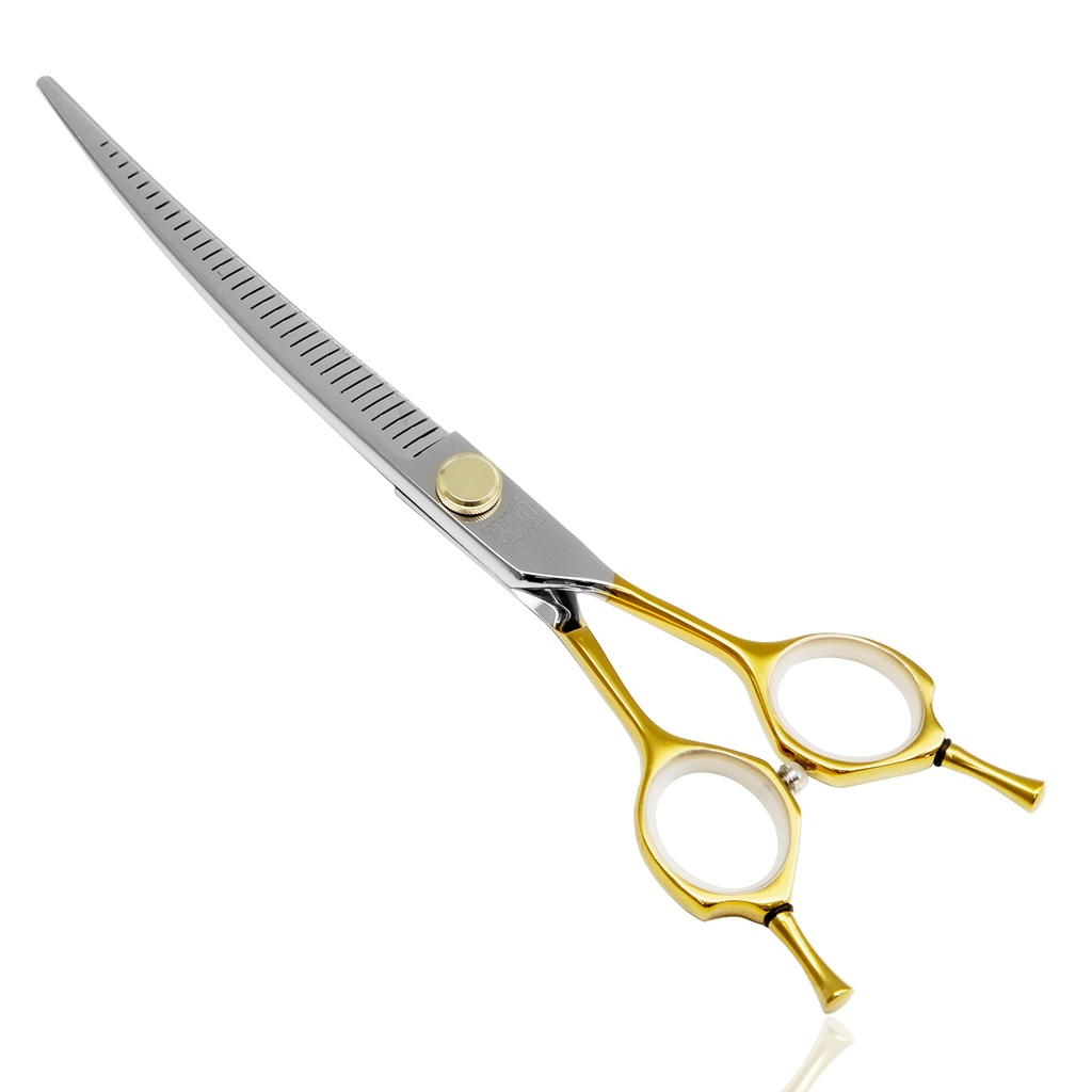 [1540694] TAURO PRO LINE Chunker Curved  18cm (7") 32T  Golden Handles