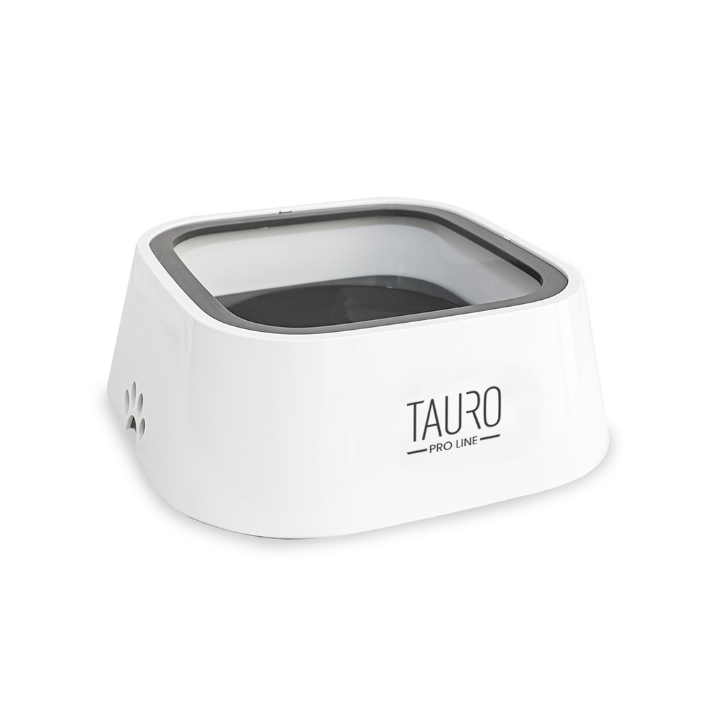 TAURO PRO LINE Drinkbak - Splash-proof Water Bowl 1L, grey