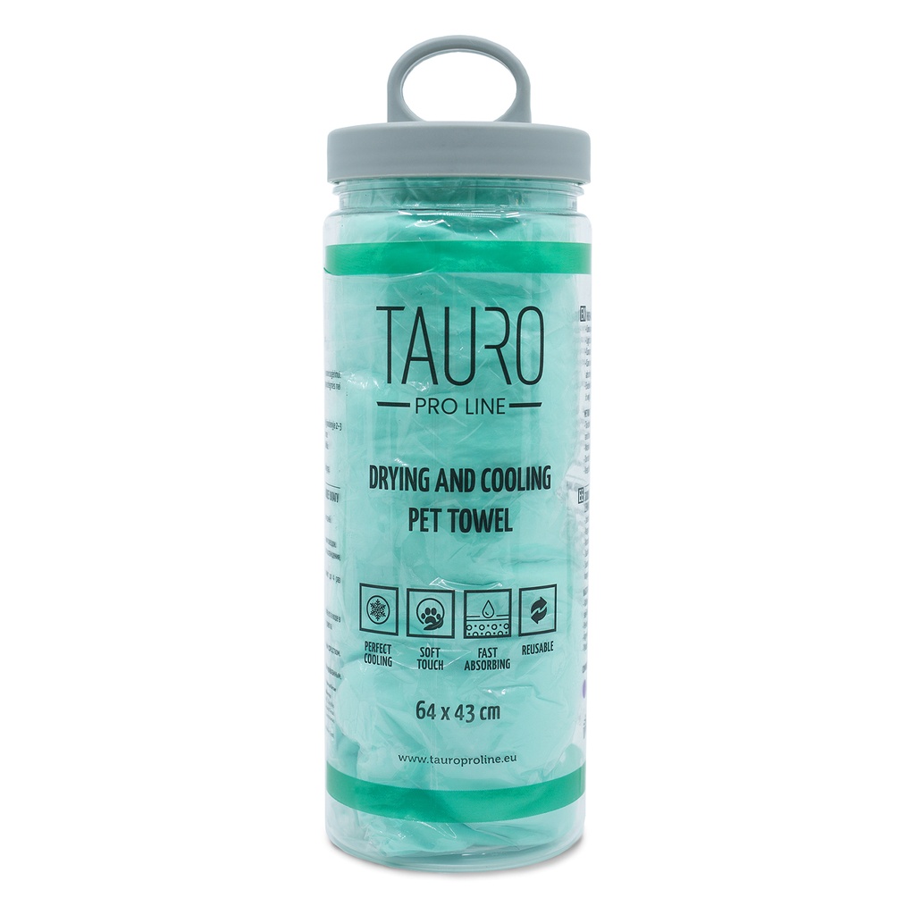 TAURO PRO LINE Drying and cooling pet towel 64x43 cm