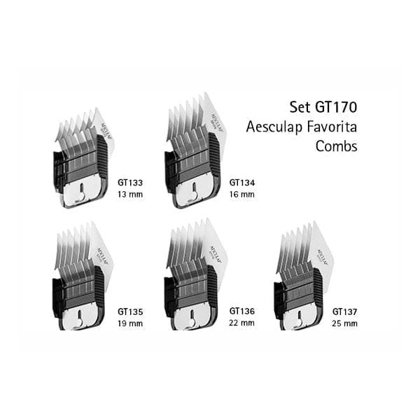 [1400340] Aesculap Favorita Opzetkammen Combi set GT 170