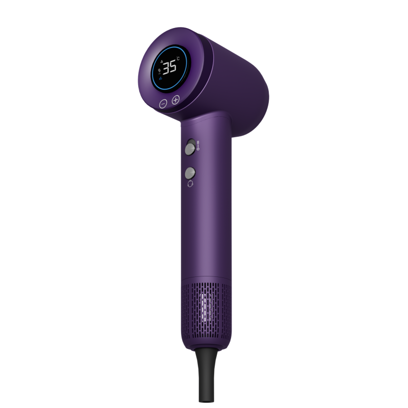 [1310067] TAURO PRO LINE Handdroger with Ion Technology Dark Purple