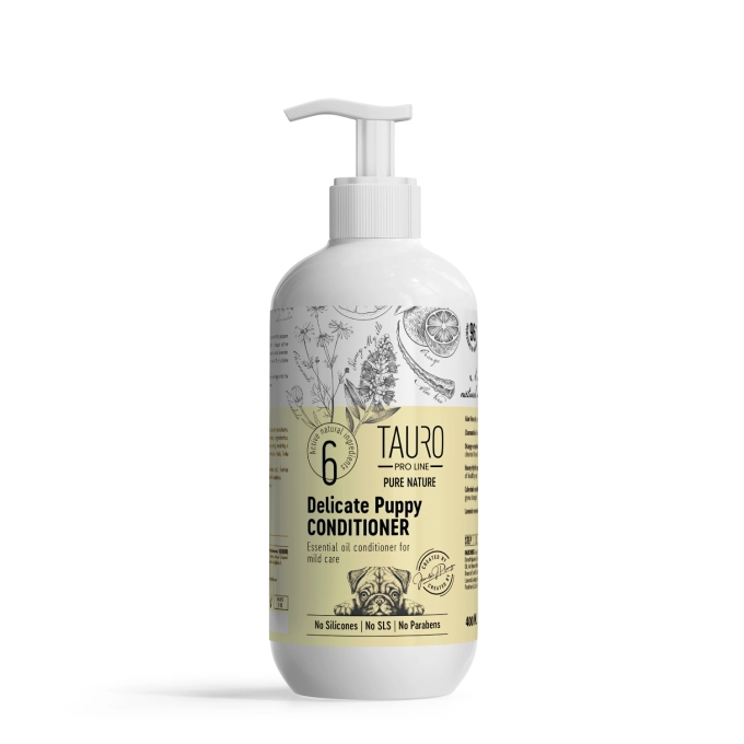 [1054034] TAURO PRO LINE Pure Nature Delicate Puppy Cond 400 ml. Step3
