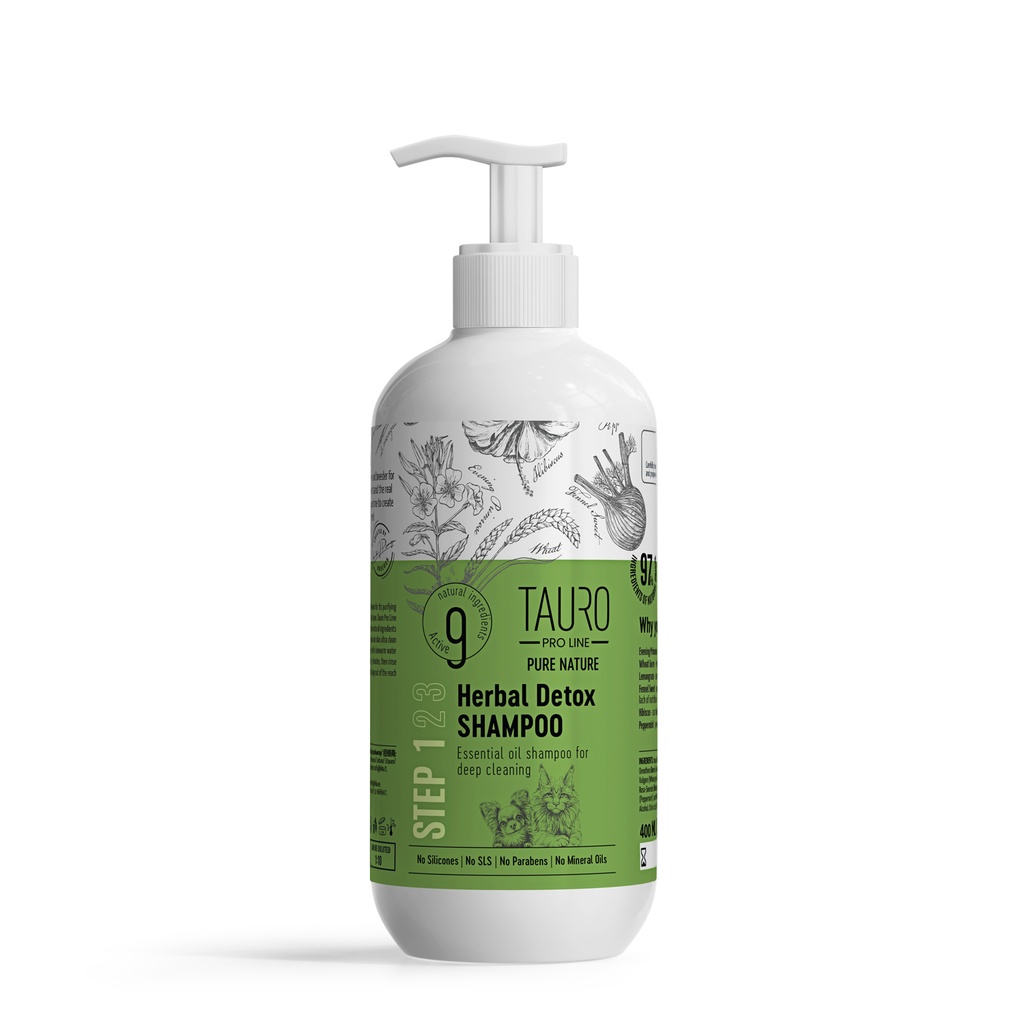 [1054010] TAURO PRO LINE Pure Nature Herbal Detox Deep Clean 400 ml.