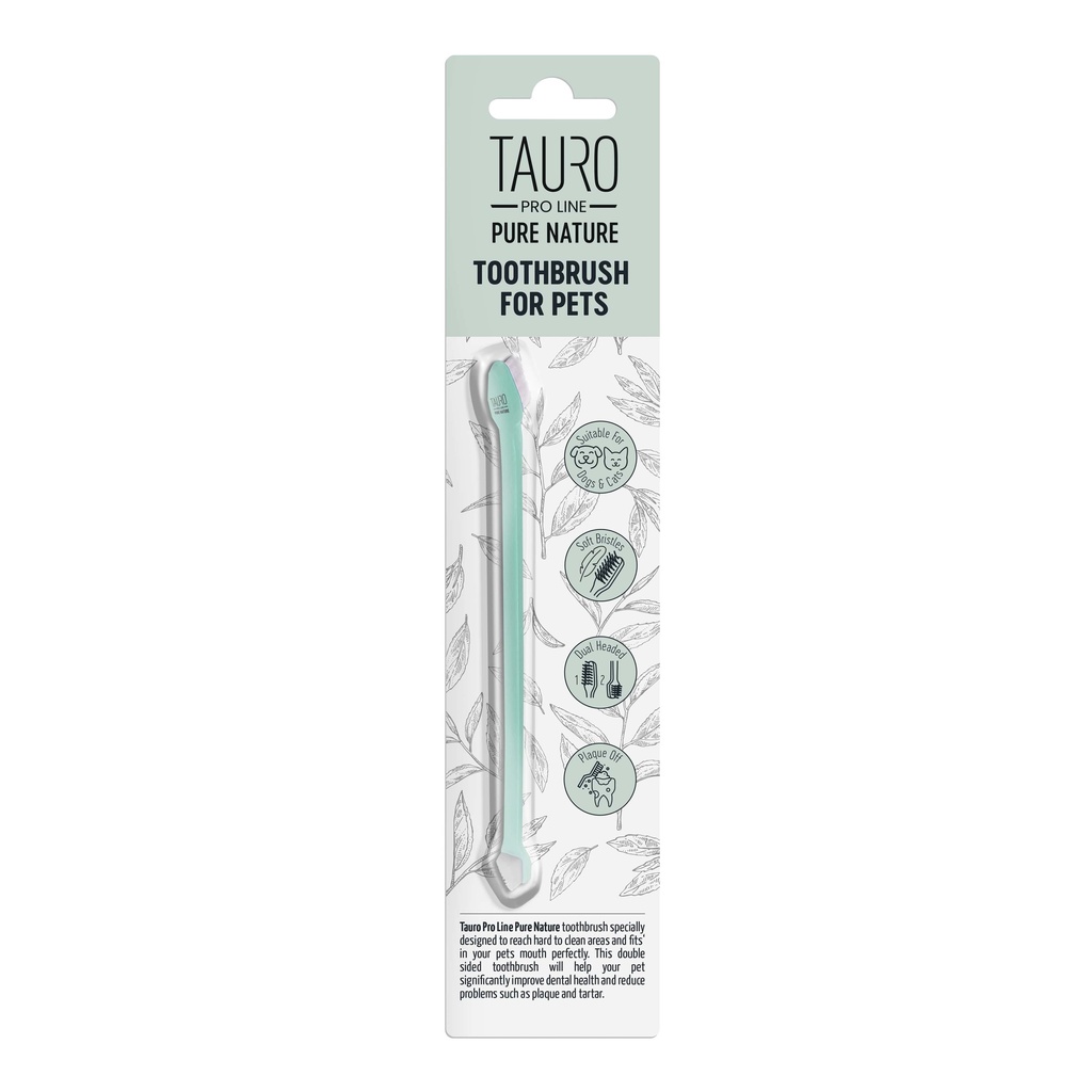 [1090213] TAURO PRO LINE PURE NATURE Pet Toothbrush