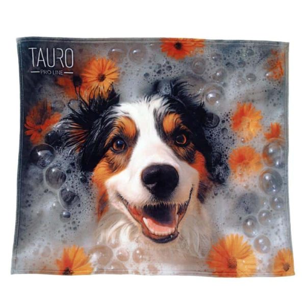 TAURO PRO LINE soft blanket,  australian shepherd 127x152 cm