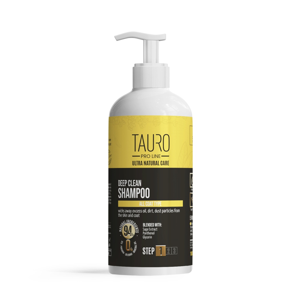 [1051010] TAURO PRO LINE UN Stap1 Deep Clean Shampoo 400 ml.