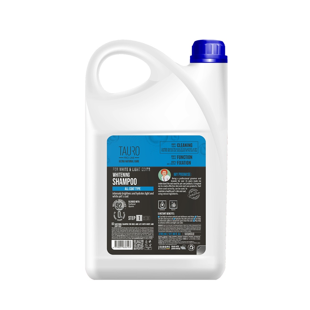[1051031] TAURO PRO LINE UN Stap1 Whitening Shampoo 3,8L