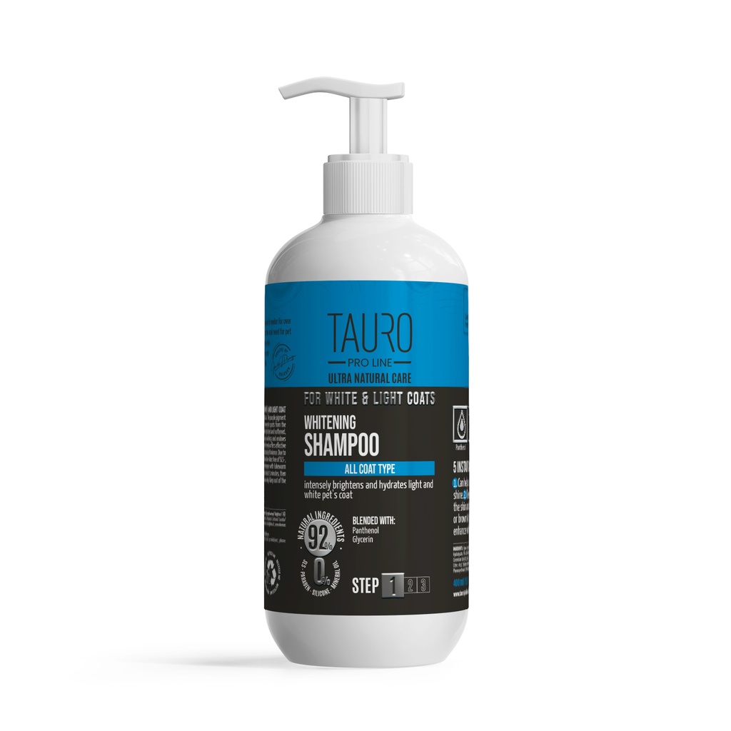 [1051030] TAURO PRO LINE UN Stap1 Whitening Shampoo 400 ml.