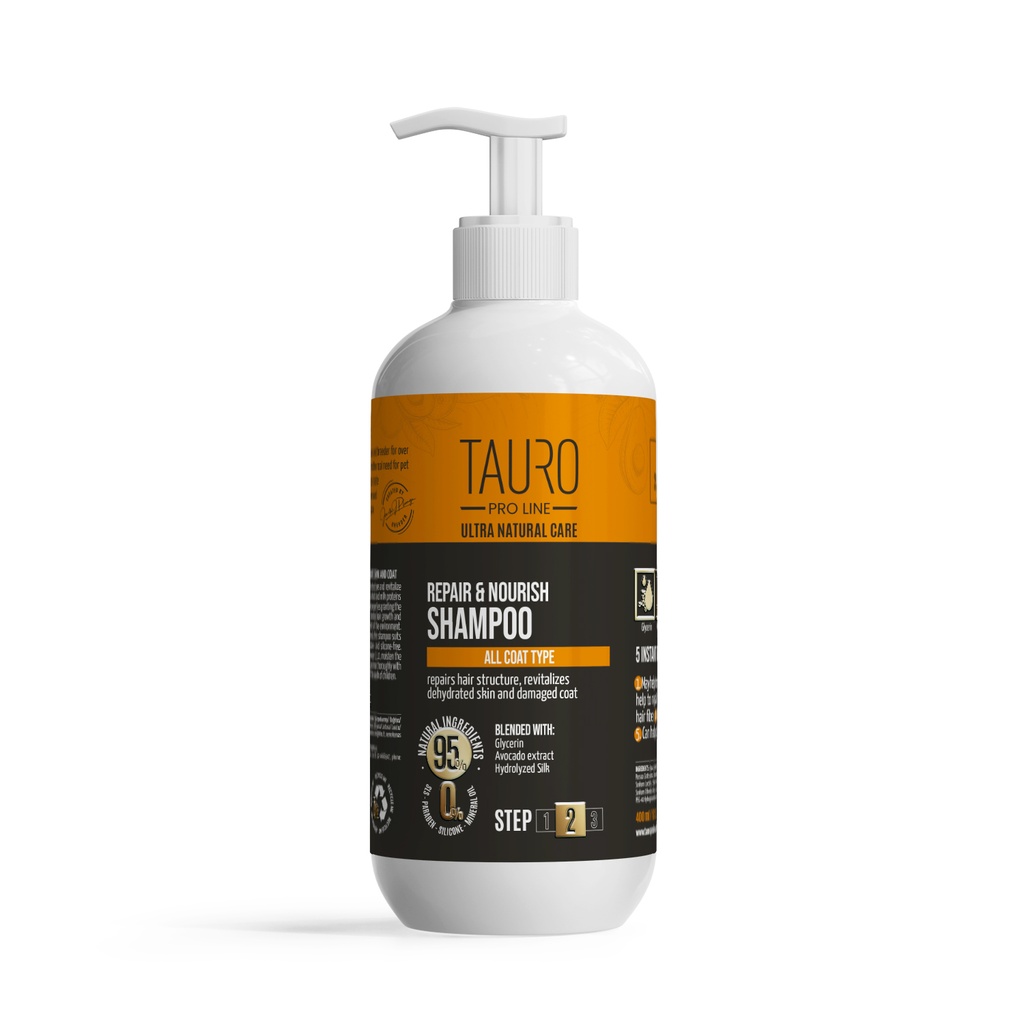 [1052030] TAURO PRO LINE UN Stap2 Repair and Nourish Shampoo 400 ml.