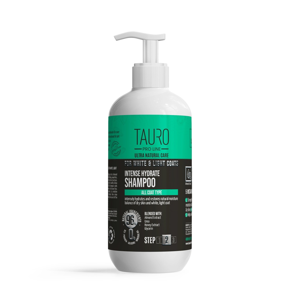 [1052050] TAURO PRO LINE UN Stap2 White Intense Hydrate Shampoo 400 ml